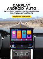 Lecteur multimédia Android universel 7 pouces pour voiture avec GPS intégré, aide au recul, caméra de recul, Carplay, Auto, BT, WiFi, stéréo, DVR, USB, 1 an