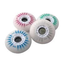 Leuchtende, verschleißfeste Inline-Skate-Rollen 72mm 76mm 80mm – Professionelle Rollschuh-Rollen mit Blinkfunktion