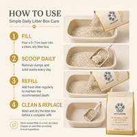 Meilleure litière pour chat de 10 kg, faible MOQ, marque blanche personnalisée, biodégradable, anti-adhésive, sans poussière, à base de maïs