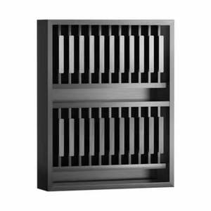 Casier en acier inoxydable pour salon de coiffure Support pour pâte de teinture Support de présentation suspendu Support de stockage - Product Image 4