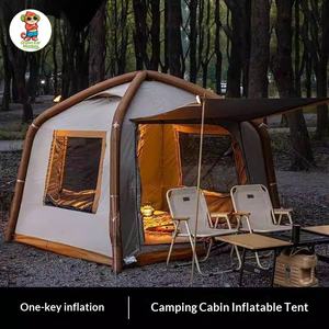 <span class=keywords><strong>Tente</strong></span> <span class=keywords><strong>gonflable</strong></span> à ouverture rapide automatique pour le camping en plein air, les séjours de nuit, les pique-niques pour enfants, portable et pliable - Product Image 1