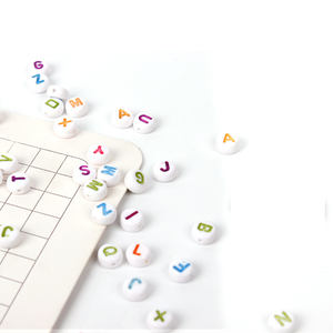 Personalizzabile 7*3mm in plastica acrilica fai da te multicolore perline sciolte fili lettere alfabetiche Decorative per fare gioielli braccialetti giocattoli - Product Image 5