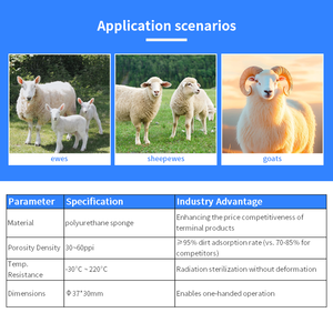 Fornitura di fabbrica medicale intravaginale spugna animale pecore integratore strumento veterinario senza effetti collaterali - Product Image 2