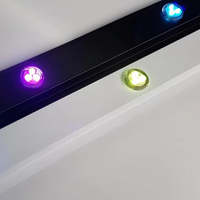 Lumières de Noël extérieures permanentes DC48v Gemstone Pixel Light SMD5050 RGBW RGB pour la décoration