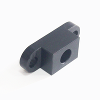 Fraiseuse cnc 5 axes mini fabrication en aluminium personnalisée anodisé noir petits blocs fraisés