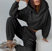Ensemble de survêtement pour femmes, 2 pièces, avec logo personnalisé, nouvelle mode, pantalon de survêtement et sweat-shirt, ensembles décontractés, vente en gros