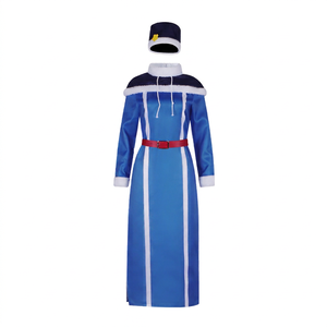 Disfraz de cosplay, vestido azul, conjunto de ropa de mujer de anime, para fiesta de cómics o actuación - Product Image 1