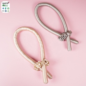Keine Hitze Lockiges Haar Produkte Damenmode Mulberry Silk Hair Rollers - Product Image 1