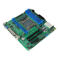 Kit de carte mère C612 Nas DIY, processeur LGA2011-3 E5 V3/V4 CPU, 10*SATA M.2 NVME DDR4 ECC RAM, prise en charge 4x2.5Gb Lan X99