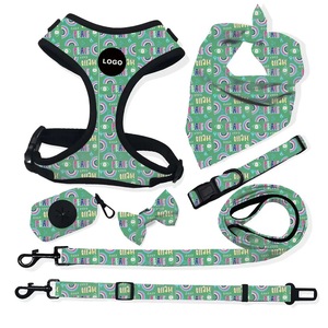 <b>Dog</b> Harness Pet Harness Vest Accesorios Para Mascotas Correas Para Perros Y Gatos Cotton <b>Dog</b> Leash <b>Collar</b> Bowite - Product Image 2