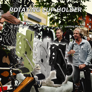 <b>Plastic</b> Adjustable Universal Rotating Hollow Hole-free Water Cup <b>Bracket</b> for Bicycle Electric Bicycle Motorcycle - Product Image 2