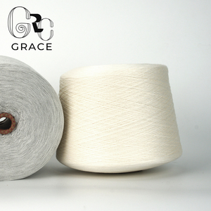Fil à tricoter pour pull 28 nm 2 brins 80% <span class=keywords><strong>coton</strong></span> 20% <span class=keywords><strong>laine</strong></span> mérinos mélangée pour machine à tricoter et machine à tisser - Product Image 1