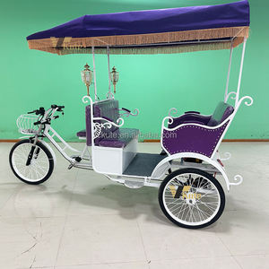 Vente directe d'usine, tricycle 4 places, tricycle à 3 roues/à pédales et à moteur électrique, prix d'usine - Product Image 4