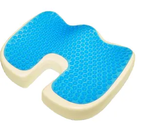 New Design Car Seat Cooling Gel Memory Foam Seat Cushion With Cover . Newest Gel Seat Cushion Free Samples