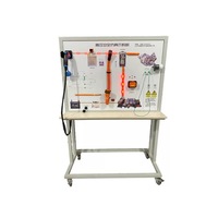 Nuevo material didáctico de simulación para mantenimiento de vehículos de nueva energía (NEV): Tablero de simulación de seguridad de alta tensión para NEV