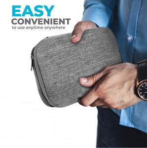 Compact Portable monocouche chargeur étui pochette <span class=keywords><strong>voyage</strong></span> câble Tech pochette électronique organisateur sac pour chargeur écouteur souris - Product Image 3