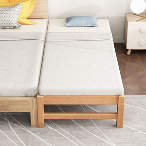 Children's <b>Bed</b> Beech Wood Twin Size Durable Minimalist Design For Kids - Product Image 2