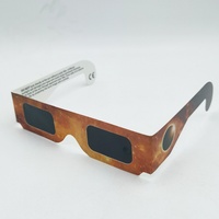 Lunettes d'observation de l'éclipse solaire totale du 2024 pour l'Amérique du Nord, avec monture en papier imprimé couleur neutre, pour l'éclipse solaire totale diurne aux États-Unis