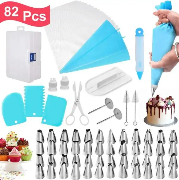 Hot Koop Cake Decorating Gereedschap Bakken Levert Fondant Gereedschap Cake Decorating Gereedschap Kit Piping Icing Tips Supplies Set