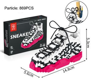 Mini Bloques de Construcción de Zapatillas Deportivas, Modelo de Bloques de Construcción, Nano Partículas, Zapatillas de Baloncesto, Bloques de Plástico, Juguetes para Niños - Product Image 6