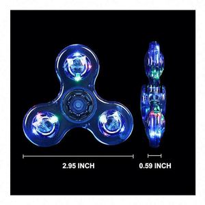 Spinner Sensorial con Espectro de Arcoíris, 12 Modos LED, Juguete de Estimulación Sensorial, Estuche Recargable, Juguete Novedoso, Juguete para Autismo, Juguetes Metálicos - Product Image 5