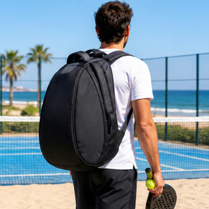Fabricant de sacs de raquettes de padel personnalisés, sac de sport pour beach tennis, fournisseur en gros OEM, sac de raquettes de padel noir - Product Image 3