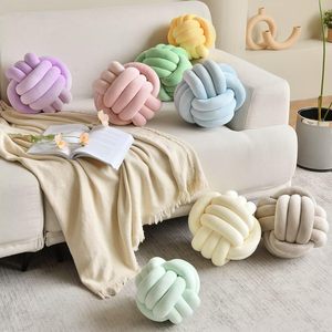 <span class=keywords><strong>Coussin</strong></span> Boule Décoratif Noué en Gros pour Canapé Chaise Maison Lit Esthétique <span class=keywords><strong>Rond</strong></span> en Velours - Product Image 5