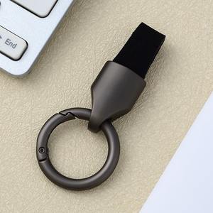 Llavero de Cuero PU al por Mayor del Fabricante, Etiqueta para Llaves de Coche y Anillo para Llaves con Logotipo Personalizado Impreso con Láser, Artículo Promocional de Recuerdo - Product Image 5