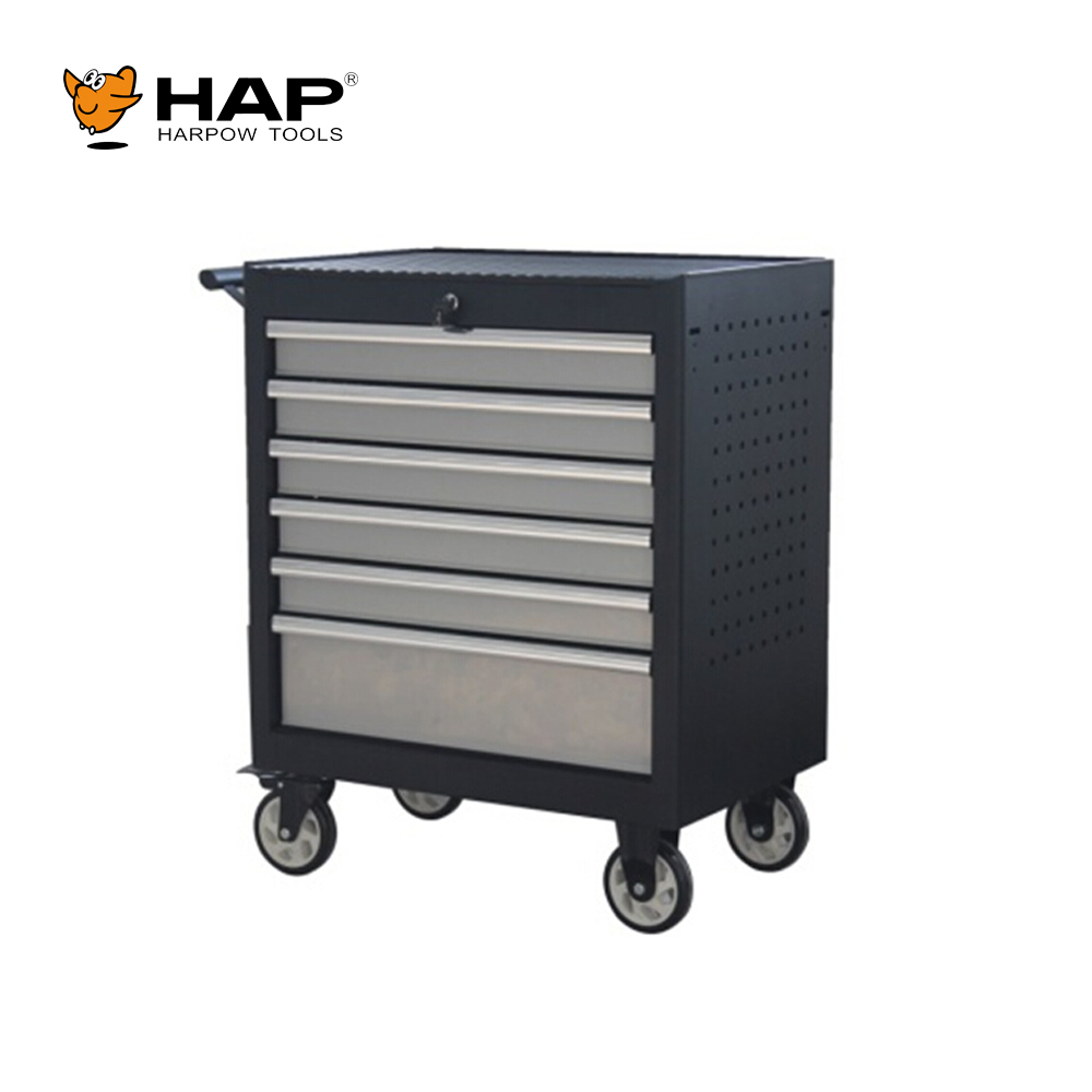 Industrial Use Workshop Use 6 Drawer Tool Trolley and Metal Tool Cabinet