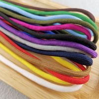 5mm gekleurde core-spun polyester ronde koord mobieltelefoonbandje taillekoord voor broek trekkoord voor hoed gevlochten koord