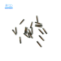 Micro-puce animale, puce RFID pour bovins, implantable, 2,12 x 12 mm, micro-puce pour bétail