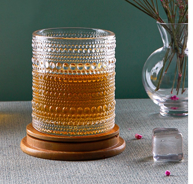 330ml Clear Collection Double Old Fashioned bubble glass Cocktail Glass 11oz