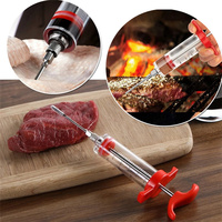 Kit d'injection de saveur pour viande BBQ avec aiguilles en acier inoxydable et seringue en PP de qualité alimentaire, idéal pour sauces et marinades de cuisine - Fournisseur d'usine
