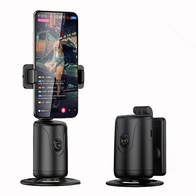 Smart AI Auto Face Tracking Gimbal Stabilizer 360 Rotation Phone Tripod Selfie Stick for Live Vlog Streaming Video