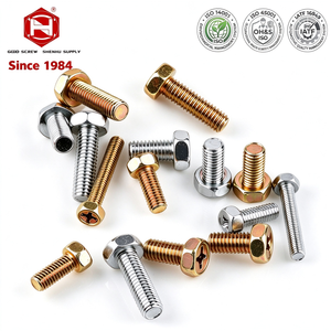 Wholesale Carbon Steel GB29.2 Cross Recessed Hexagon Bolt, ISO Certified <b>Galvanized</b> Indented Hex <b>Screw</b> - Product Image 1