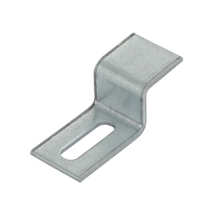 Z Shaped Basin <b>Hanging</b> <b>Bracket</b> Steel White Durable Furniture Hardware For Wall Cabinet Installation - Product Image 1