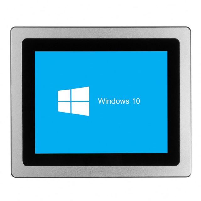 SENKE 8 Inch Flush Mount Industrial Mini Pc Competitive Price Capacitive Touch Screen Panel PC With Celeron Fanless Processor