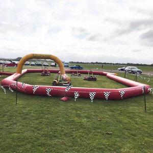 Parc d'attractions gonflable en PVC, voitures tamponneuses gonflables, pistes de course de voitures, <span class=keywords><strong>zone</strong></span> de rotation pour enfants - Product Image 4