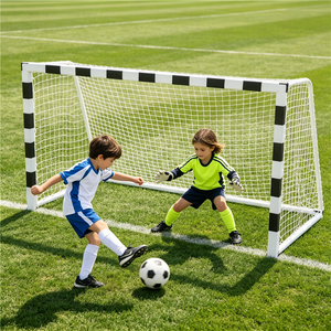 <span class=keywords><strong>But</strong></span> <span class=keywords><strong>de</strong></span> football <span class=keywords><strong>3M</strong></span> HD robuste avec cadre en acier 300x200cm, filet en polyester pliable pour entraînement, jardin et club - Product Image 2