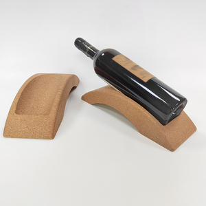 Casier à vin en bois Porte-bouteille en liège naturel Casier à vin en liège écologique - Product Image 1