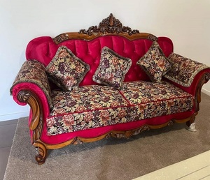 Juego de Sofás de Terciopelo de Diseño que Ofrece una Comodidad Excepcional, Construcción Elegante y Duradera, Pieza Central para Interiores Modernos - Product Image 1