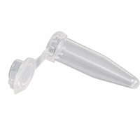 Tube de centrifugation médical de laboratoire à fond conique stérile en PP, jetable, 0,2 ml, 0,5 ml, 1,5 ml, avec bouchon à vis