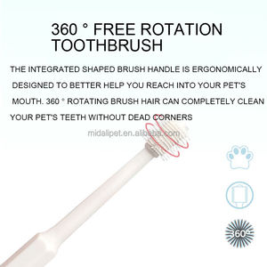 Brosse à dents pour animaux de compagnie, soins buccaux, <span class=keywords><strong>Anti</strong></span>-<span class=keywords><strong>tartre</strong></span> dentaire, nettoyage des dents à 360 degrés - Product Image 4