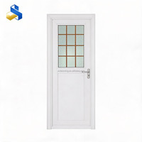 Portes intérieures en PVC-U modernes, conçues spécifiquement pour les villas, imperméables et résistantes à l'humidité