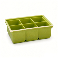 CHINFAI Plateau à glaçons en silicone de qualité alimentaire avec couvercle, personnalisable avec logo, anti-fuite, flexible, pour la maison et les bars