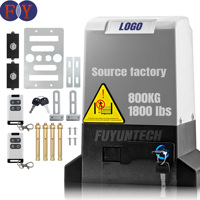 Motor Avanzado de 370w y 800kg para Puerta Corredera, Motor para Puerta de Garaje Corredera con Control Remoto Inteligente y WiFi