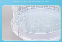 Cage à oiseaux canière ronde en fer, Cage de Style Unique, pour bureau, jardin, maison, perroquet d'intérieur et d'extérieur, vente en gros, livraison gratuite