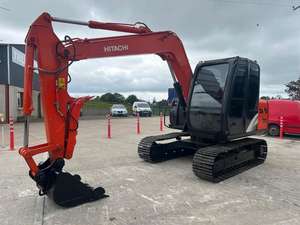 Mini excavadora sobre orugas de 7 toneladas, excavadora Hitachi ZX70 a la venta, precio bajo - Product Image 6