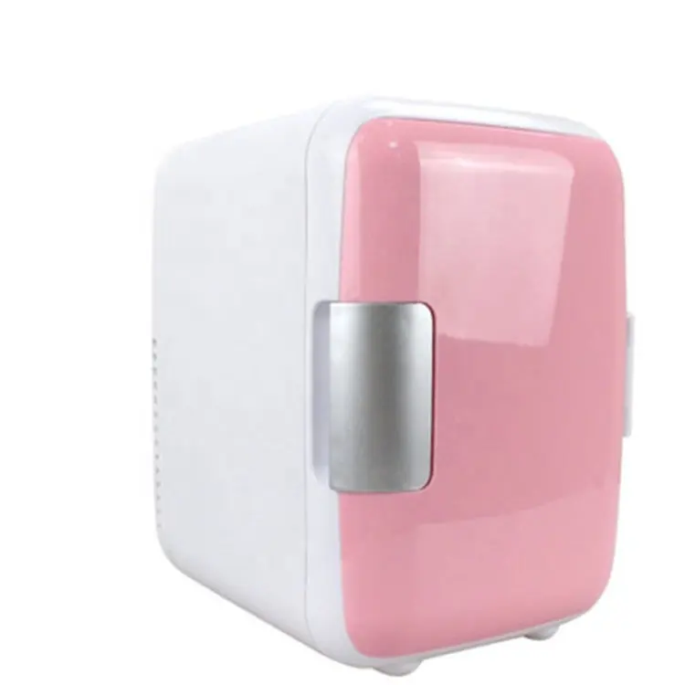 PP material mini portable outdoor Function Cooling Freezer 4L 12w car fridge refrigerator for home car dual use