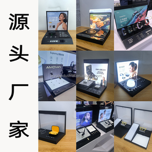 Supporto in acrilico rotante per Display cuffie e orologi per la distribuzione del negozio e la mostra per l'ascolto del sentiero - Product Image 4